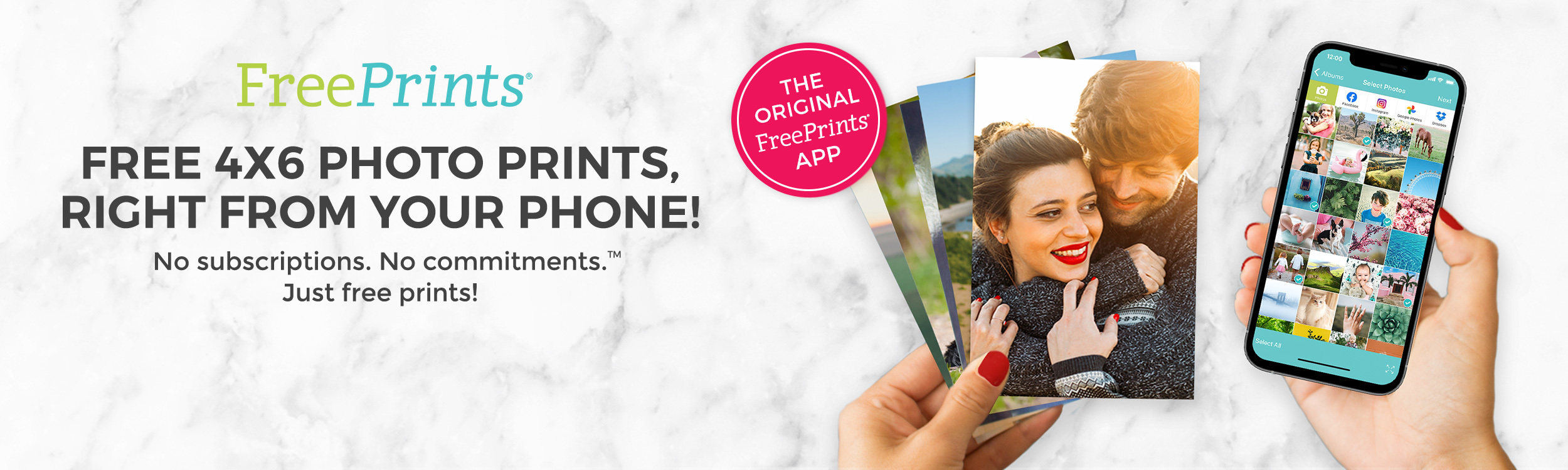 Free 4x6 Photo Prints, Right from your phone!